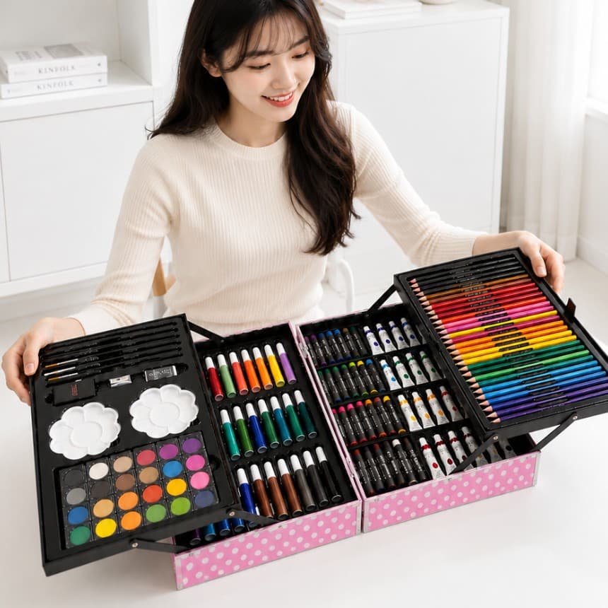 수채화 미술 도구 세트