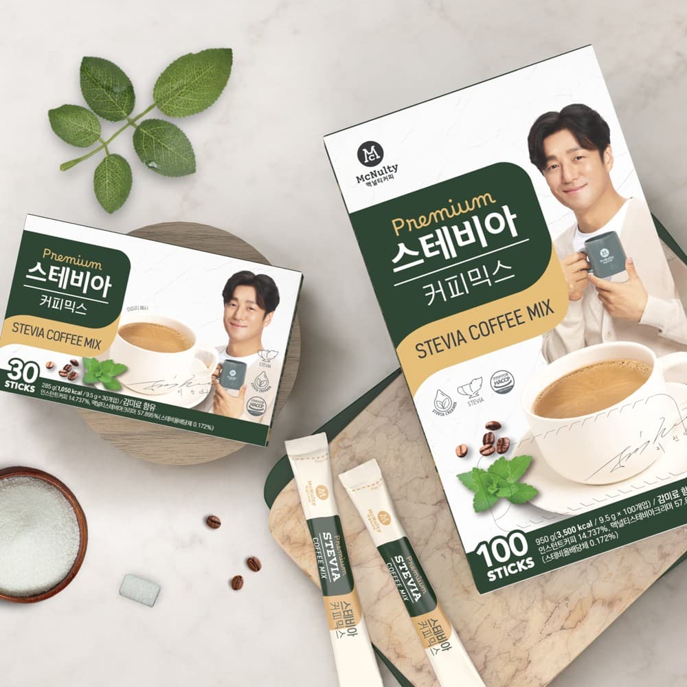 맥널티 스테비아 커피믹스 제품 홍보 숏폼 콘텐츠 제작