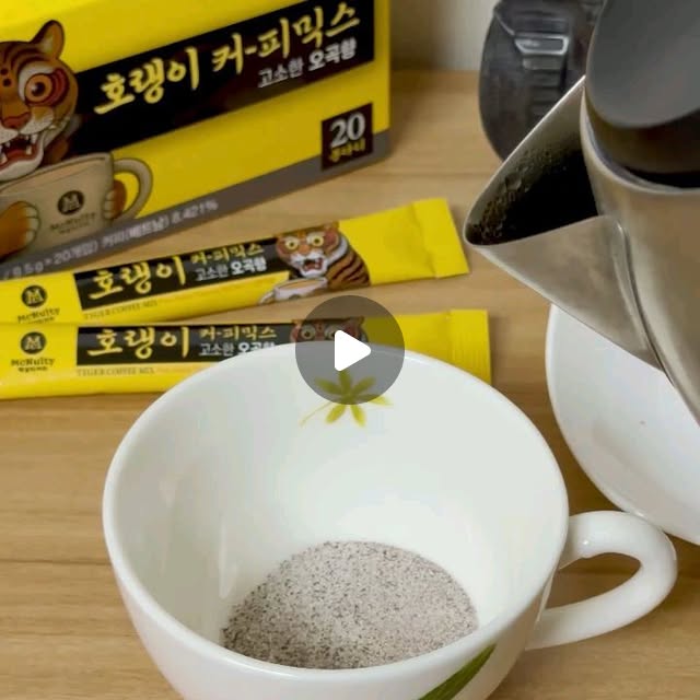 [한국맥널티] 맥널티 호랭이커피 오곡향 커피믹스