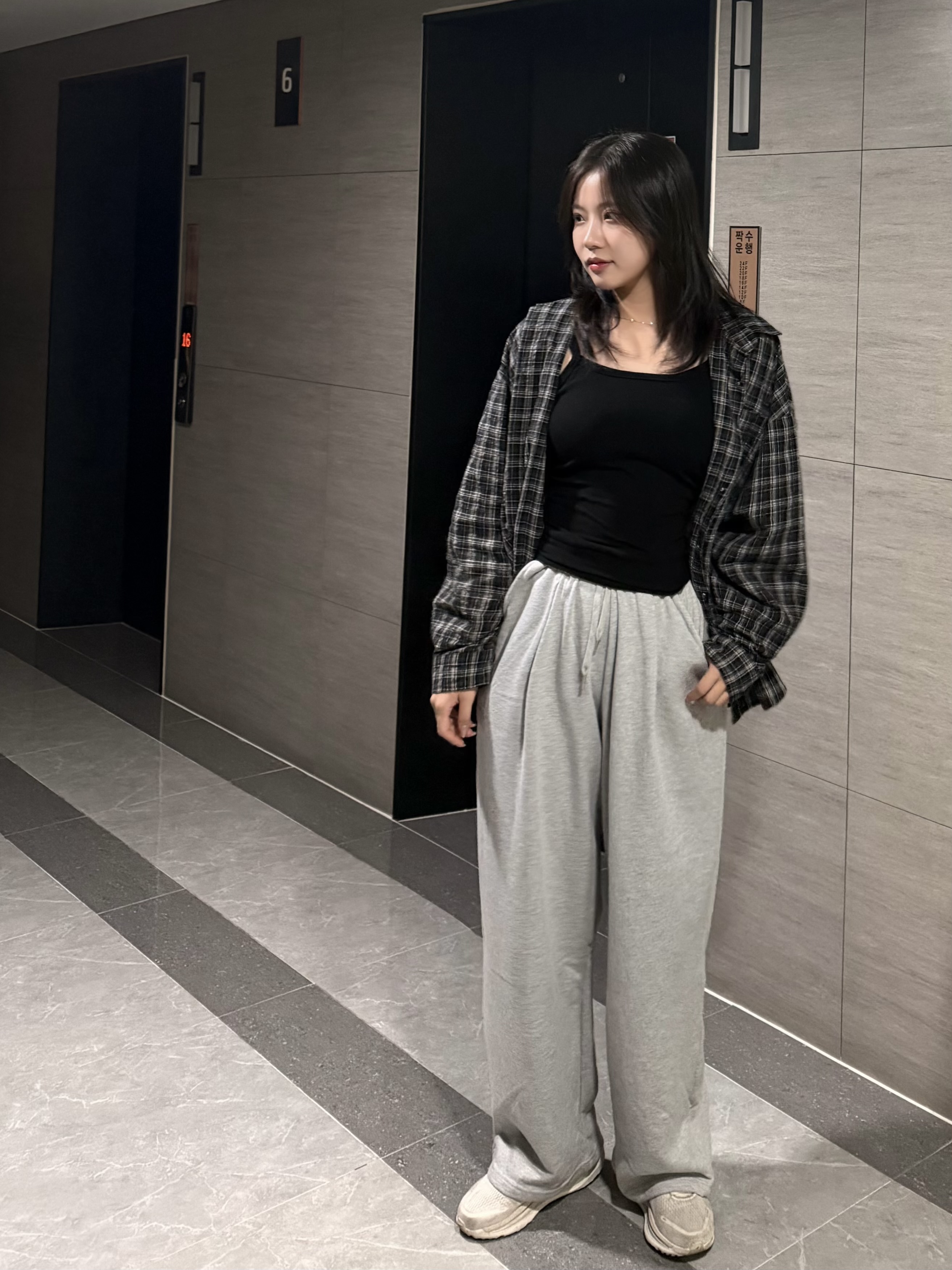 87-STAN272 원턱 와이드 루즈핏 스웻팬츠 (3color)