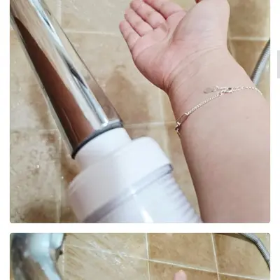 [워터힐러] 여행용 석회 제거 샤워기 필터_스마트스토어(본품)