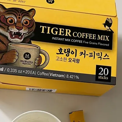 [한국맥널티] 맥널티 호랭이커피 오곡향 커피믹스